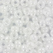 Miyuki seed beads 6/0 - Ceylon white pearl 6-528